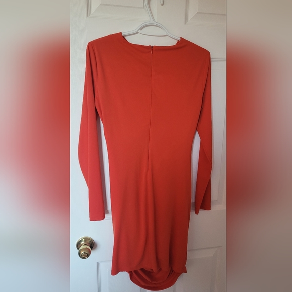 Like new! ZARA RUCHED SEAM DRESS - Picture 3 of 4